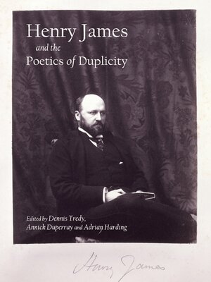 cover image of Henry James and the Poetics of Duplicity